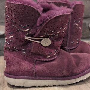 UGG Plum Bailey Button Tehuano boots